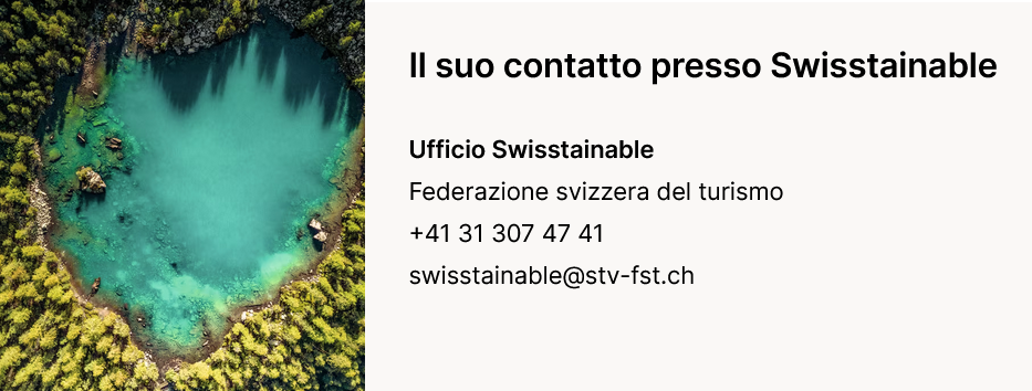 Contatti ufficio Swisstainable
