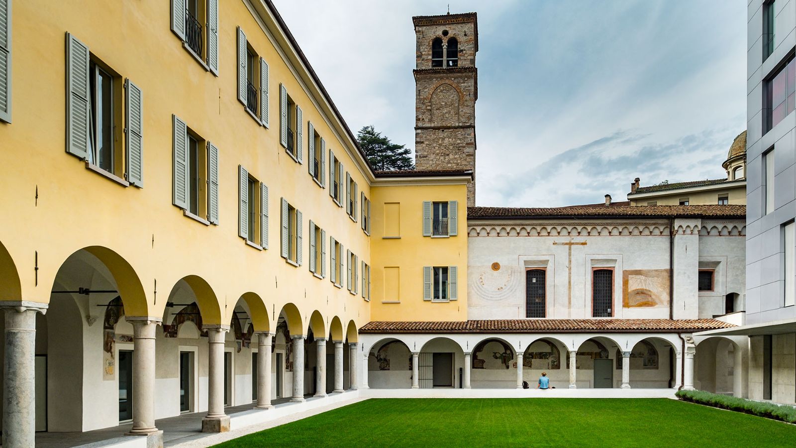 Lugano, campanile della chiesa Santa Maria degli Angeli