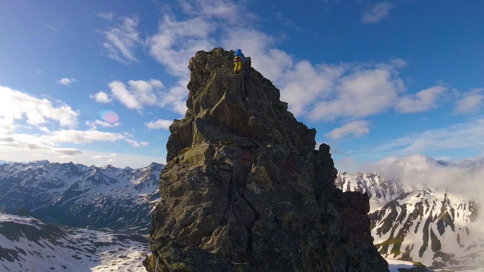 Pizzo Nero: Den letzten Felsausläufer erklimmen.