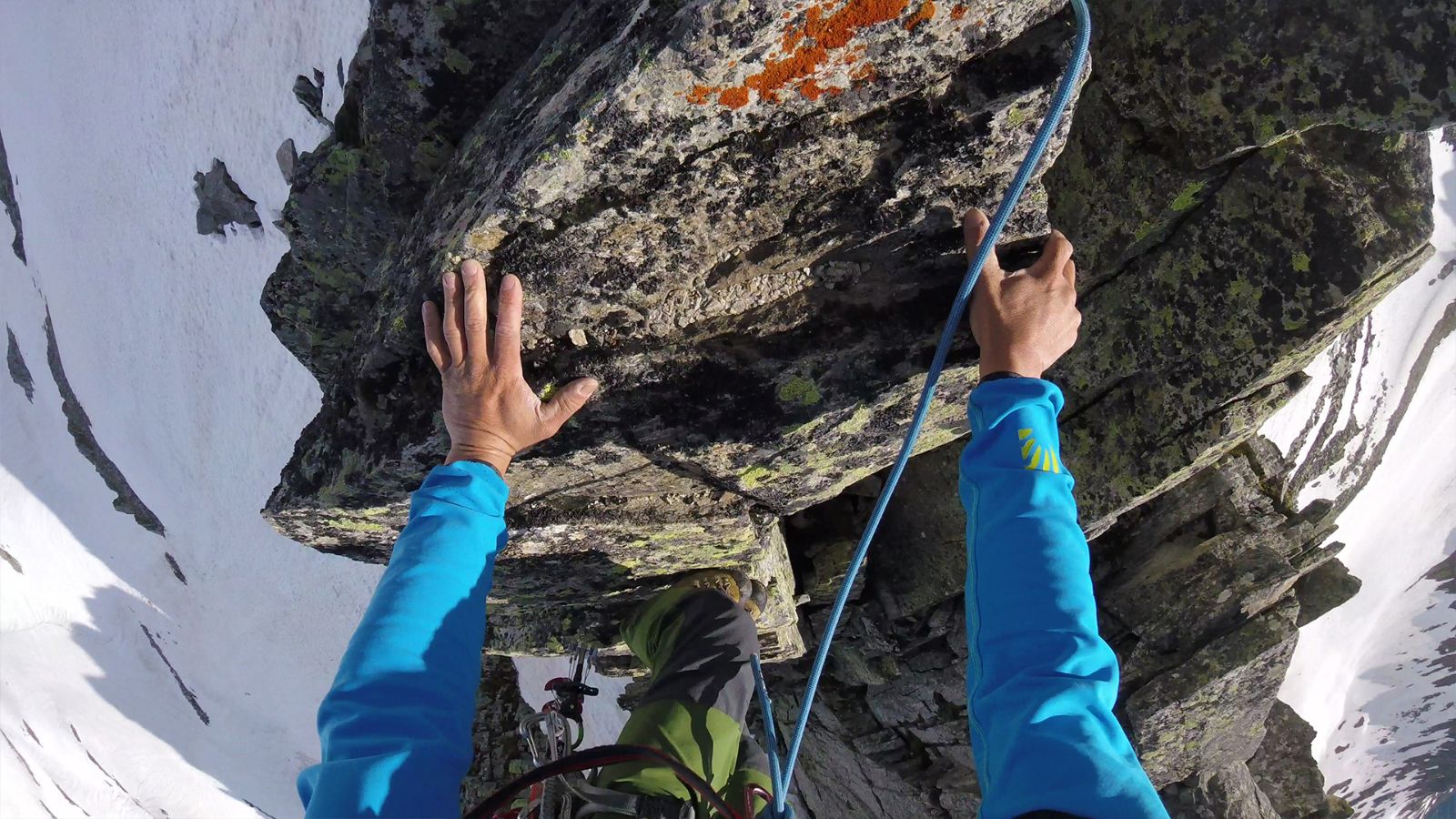 Imposante Felswände bezwingen, Pizzo Nero.