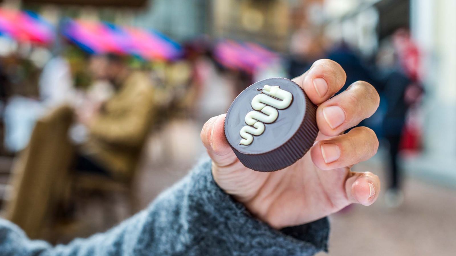 Bissolo, treat made of chocolate and chestnut