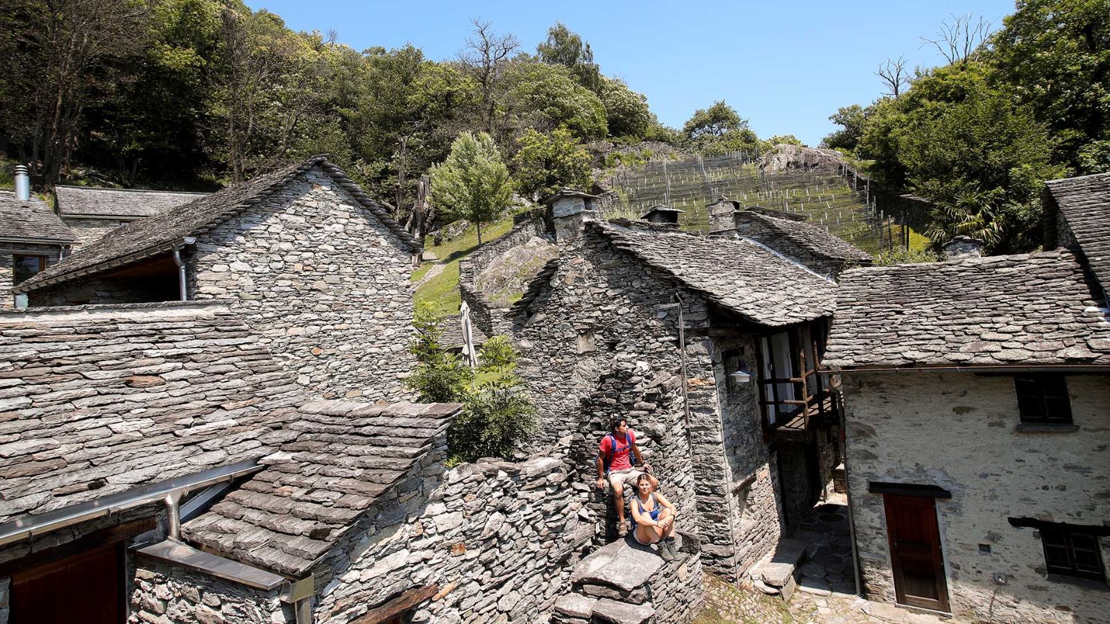 Curzútt, coeur de village