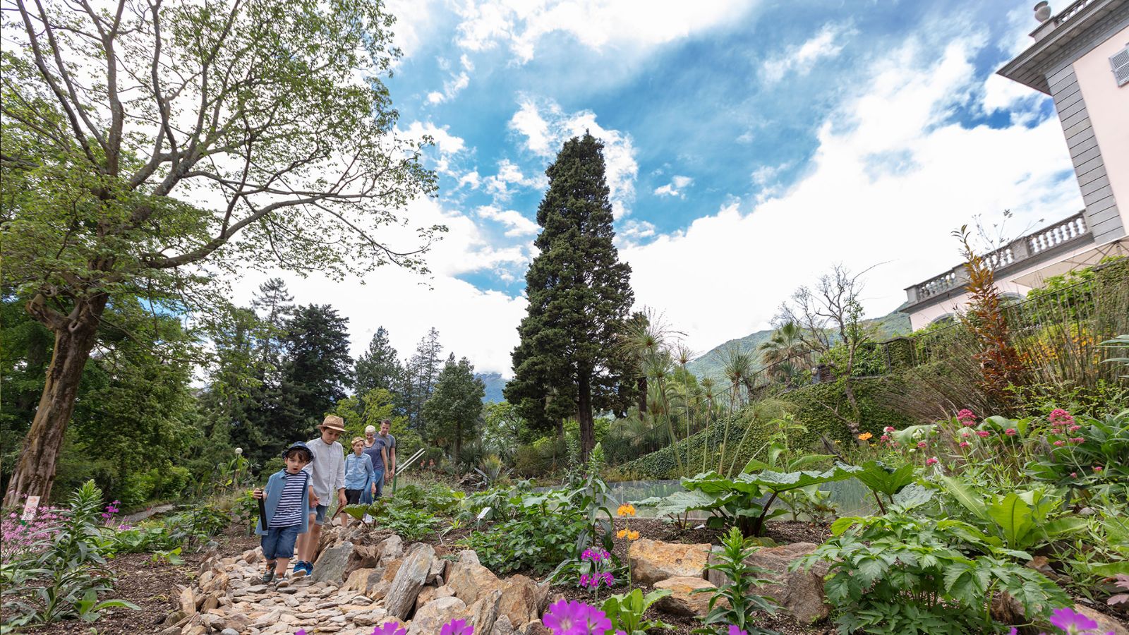 Auf der Entdeckung des botanischen Gartens