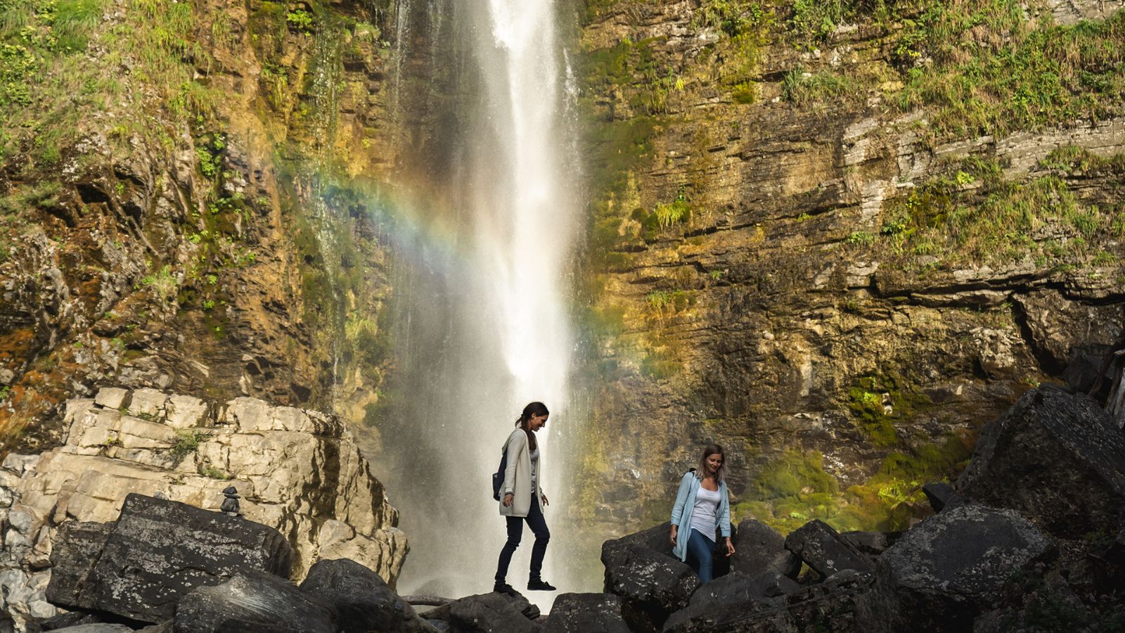 En marche vers la cascade de Botto, Rovio