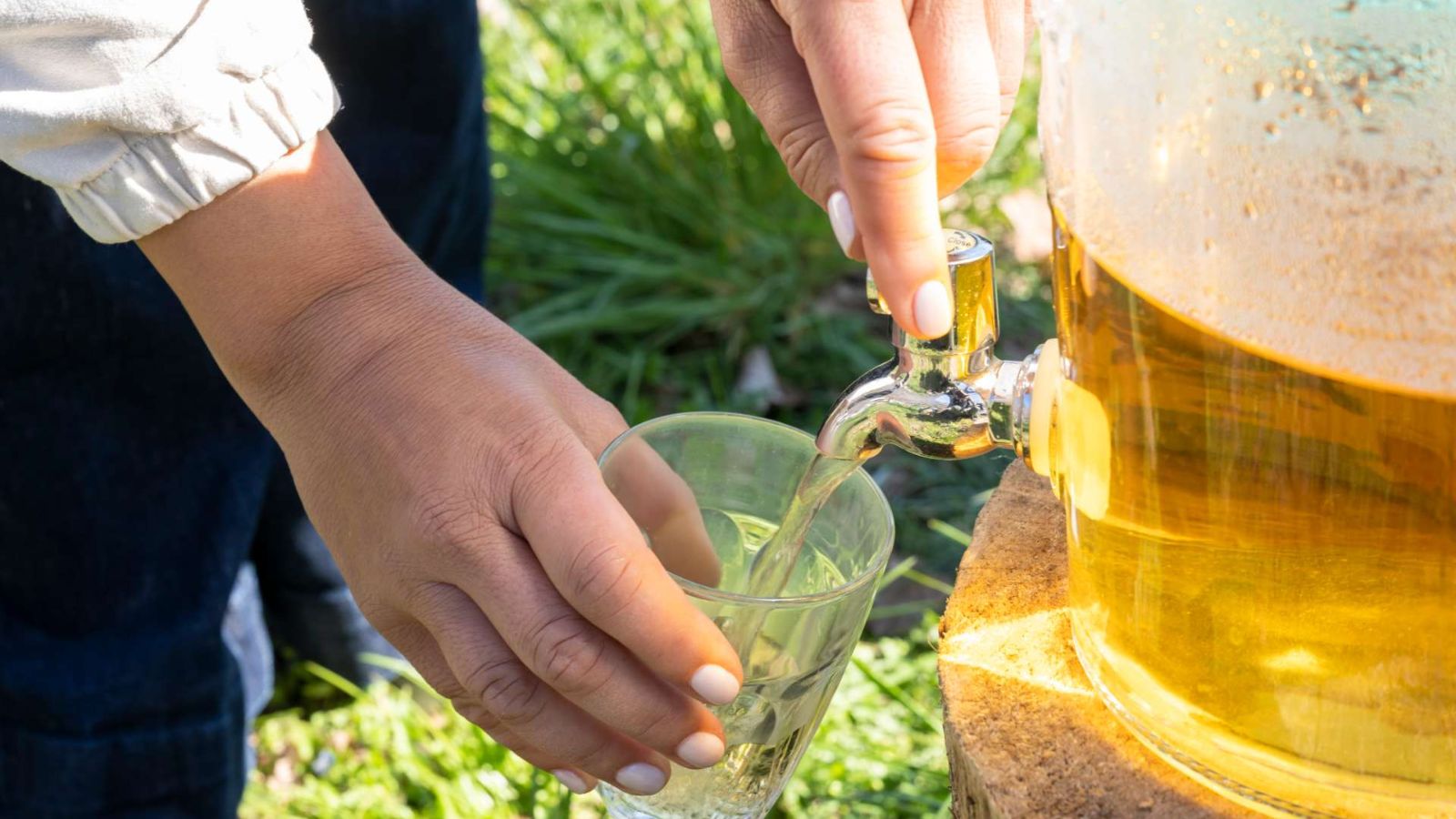 Apple juice of the Azienda Agarta, Cavigliano
