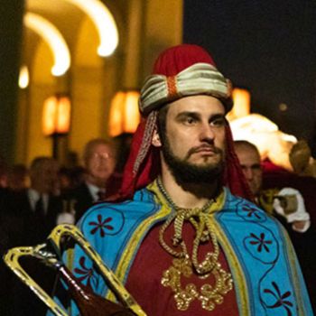 Claudio Fontana, Darsteller der Prozessionen der Karwoche