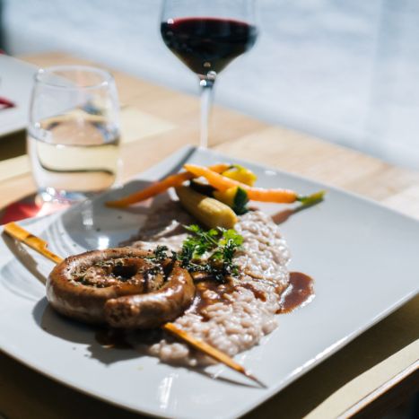 Risotto e luganighetta