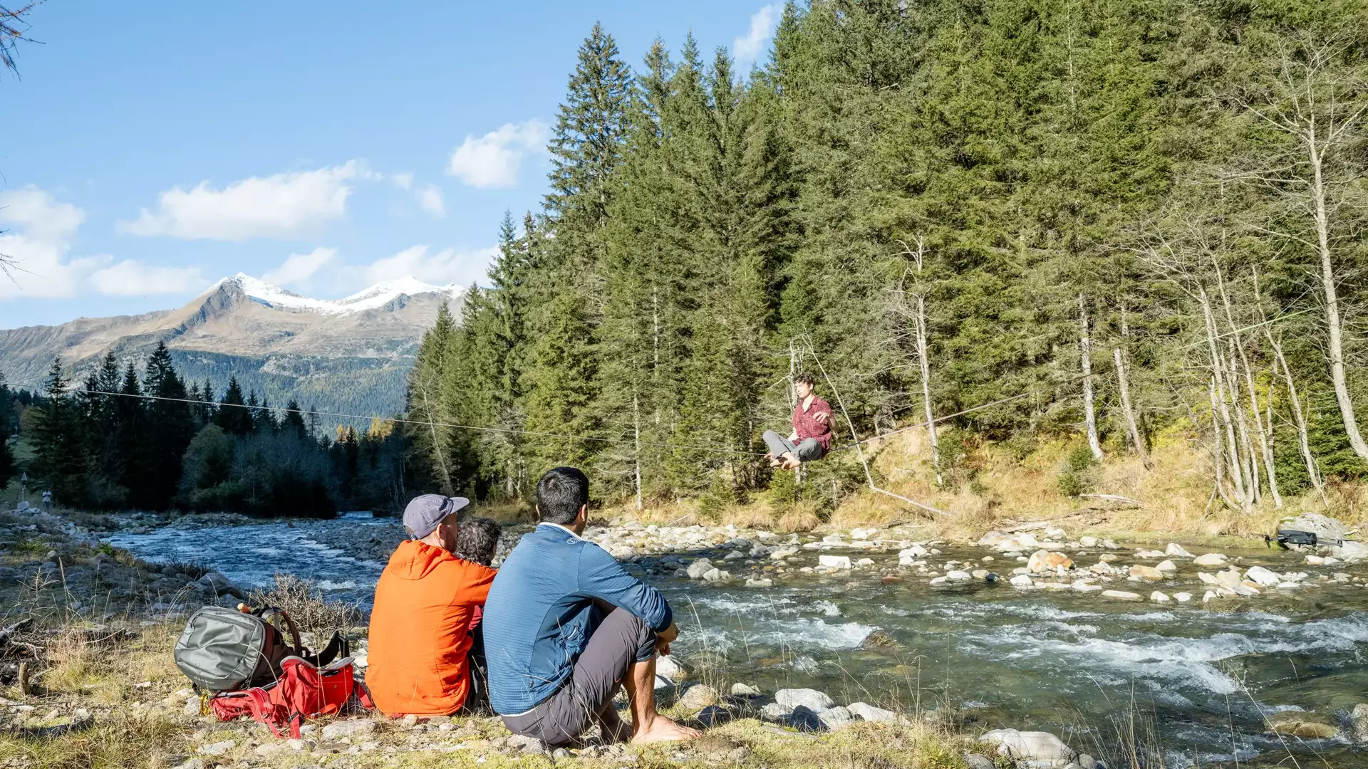 Slackline in der Val Piumogna – Natur, Stille und Konzentration