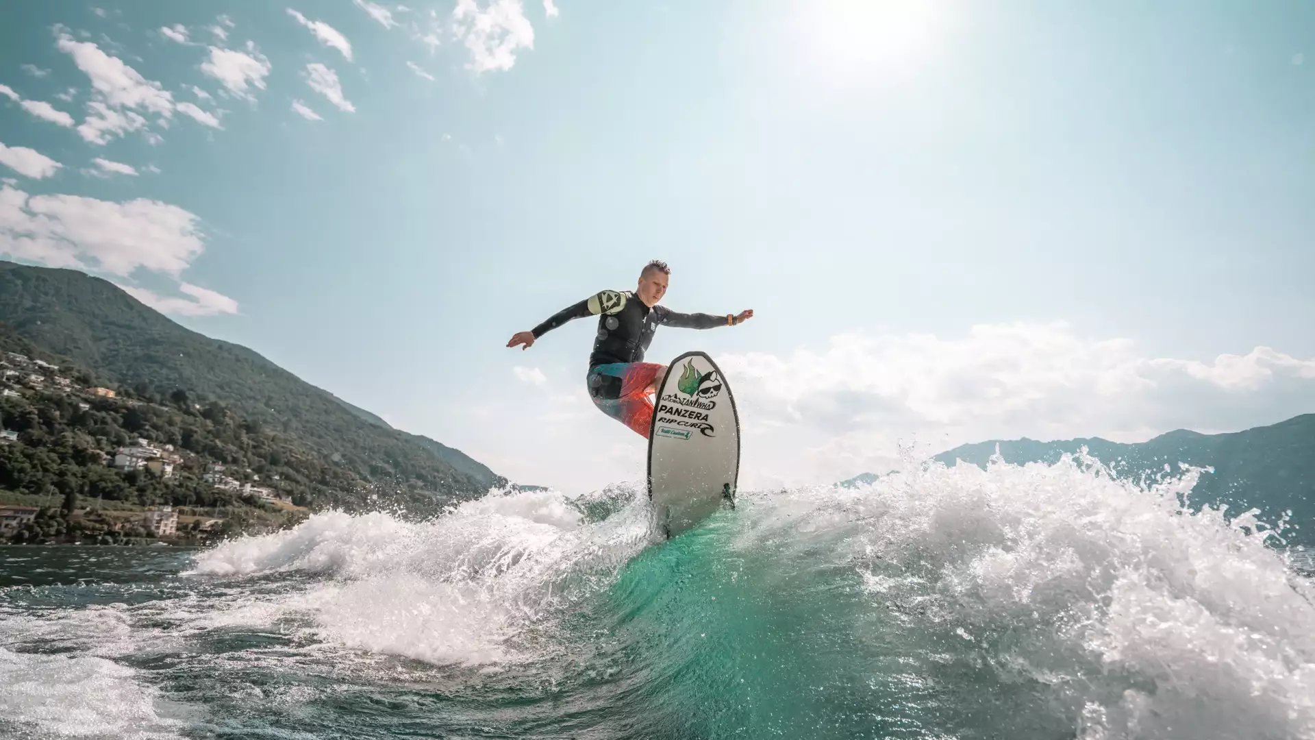 Wakesurf, Lago Maggiore